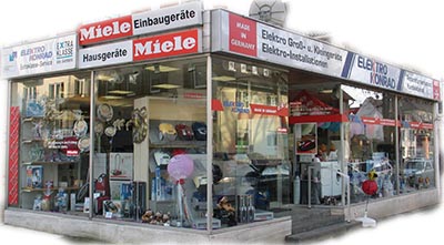 Elektro Konrad Ladengeschäft in der Orangerieallee 6; Miele Exklusivhändler in Darmstadt, z.B. Miele Waschmaschinen